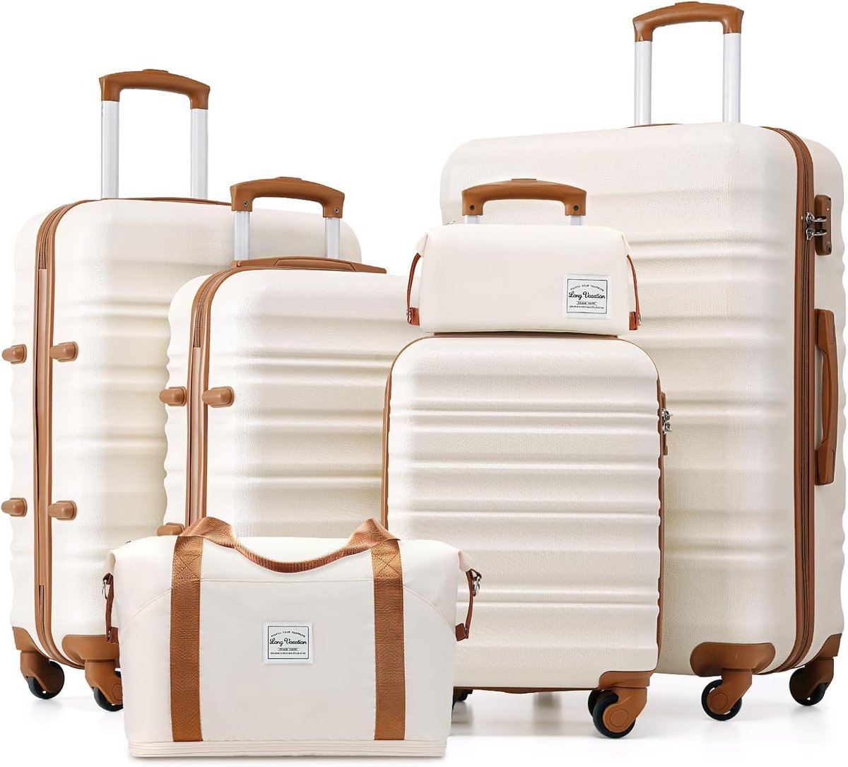 DealHive2day's tweet image. LONG VACATION 6 Piece Luggage Set Carry on Suitcase with ABS+PC hardshell at $148.19

sovrn.co/1jaon0m

#Suitcase #hardshell #Luggage