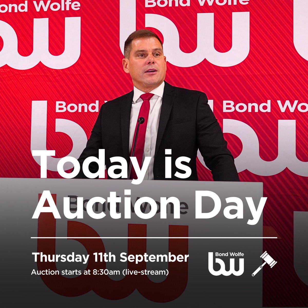 ⏰ 1 HOUR TO GO - Bond Wolfe September Auction! ⏰

The wait is almost over… our September live-streamed property auction kicks off at 8:30am sharp! 🎥

Best of luck to all our bidders - let’s get started! 🤞