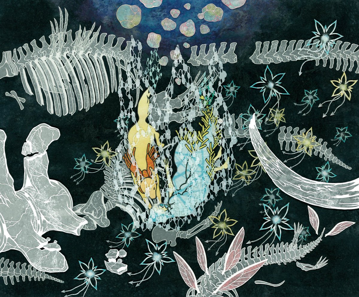 染色絵画　カマキリ 染色絵画 カマキリ