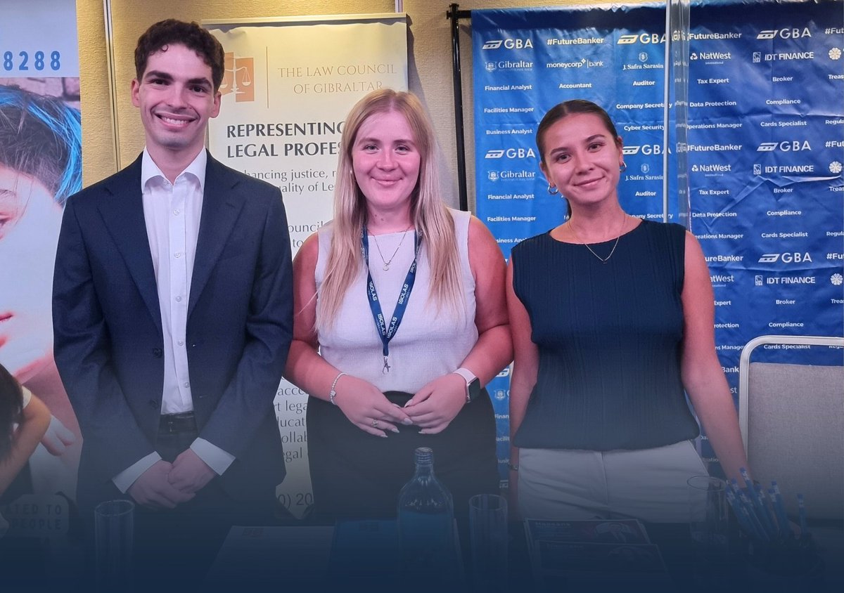 ISOLAS attended the Gibraltar Finance Careers Fair, launched by the Nigel Feetham KC MP, Minister for Justice, Trade, and Industry.

The event held at the Sunborn yesterday, was described as the first of its kind, focused on broadening career horizons for young people.