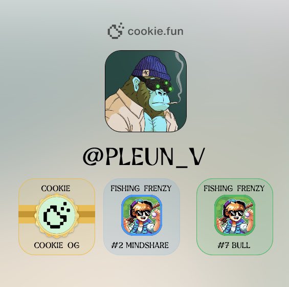 Day 12 #mydailycatch

Well… thank you <a href="/FeranRepom/">FeranRepom ⛩️</a> for pointing this ⬇️ out to me… I’m not a huge fan or dedicated in any way to InfoFi, but I’m doing pretty well myself when it comes to yapping about <a href="/FishingFrenzyCo/">Fishing Frenzy</a> on <a href="/Ronin_Network/">Ronin</a> on <a href="/cookiedotfun/">Cookie DAO 🍪</a> 😎⬇️

#2 MINDSHARE
#7 BULL