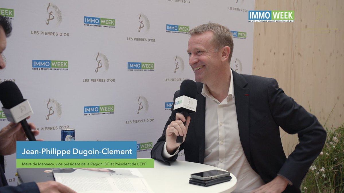 Maire de <a href="/Mennecy/">Mennecy</a>, vice-pdt de la Région Ile-de-France, pdt de Grand Paris Aménagement, pdt de l'<a href="/EPF_IDF/">EPF Île-de-France</a>, "#PO2025 dans la catégorie "Développement des Territoires", Jean-Philippe <a href="/JPDugoinClement/">J-P Dugoin-Clément</a>, présent au <a href="/SIBCA_salon/">SIBCA</a>, est au micro d'"Immoweek"...
>> urls.fr/4yH-Ny