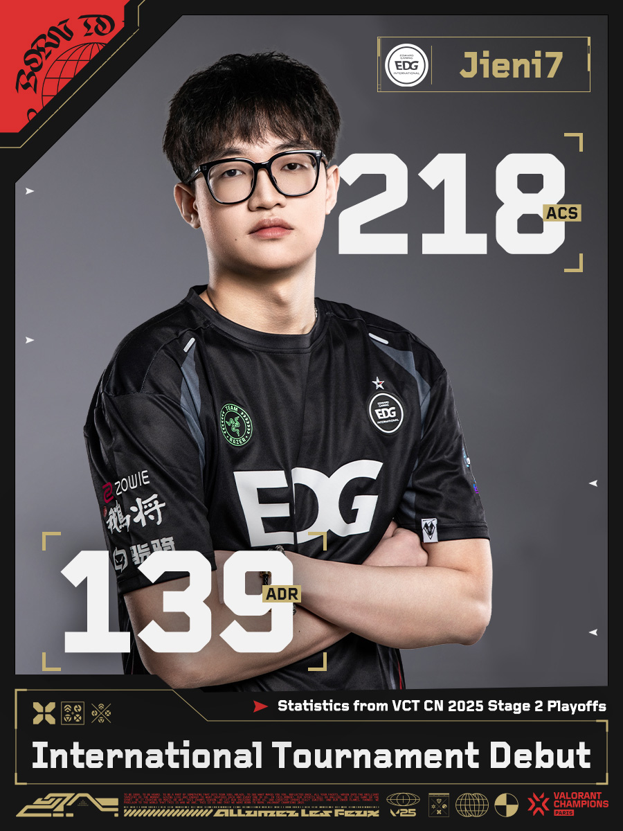 After shining in the VCT CN Stage 2 Playoffs, Jieni7 is ready to make his international debut at #VALORANTchampions Paris!