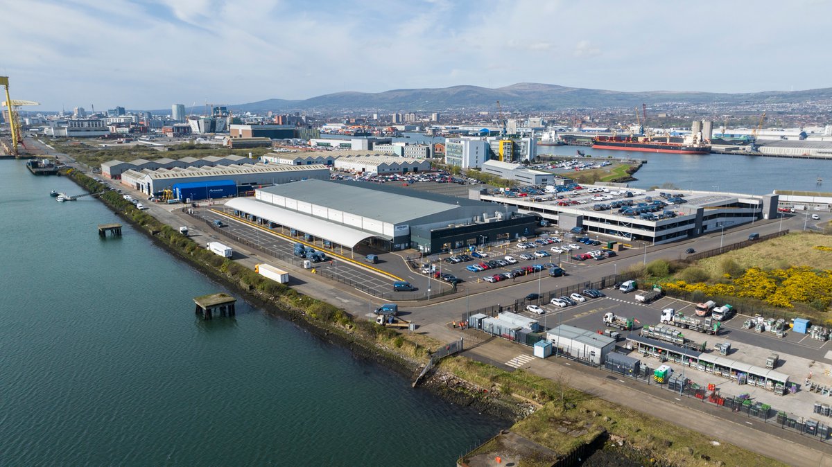 Amazon's logistics hub in Belfast has gone on the market for £28.8m. It's currently being let to the online retail giant on a 15-year lease which began in 2020 <a href="/SavillsIreland/">Savills Ireland</a>