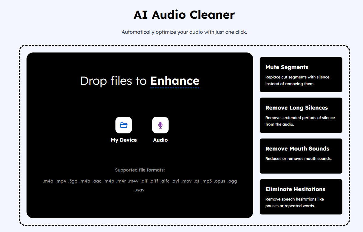 AudioCleaner tweet media