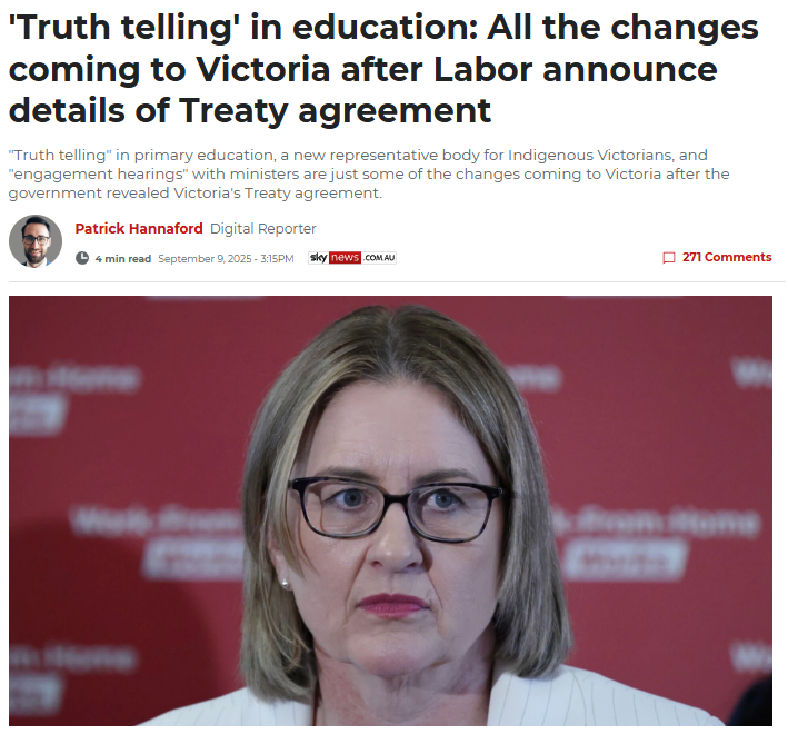 Labor's Treaty is a betrayal of every Victorian who voted NO.

Jacinta Allan's government is handing power, privilege and public money to a select group based purely on race, ignoring the will of the people who voted No to the Voice.

Those claiming Indigenous identity in