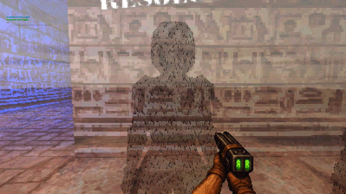 EvilReFlex's tweet image. Recreated Doom’s classic partial transparency “fuzz” effect in #UnrealEngine5 #UE5 #UE5RFX
