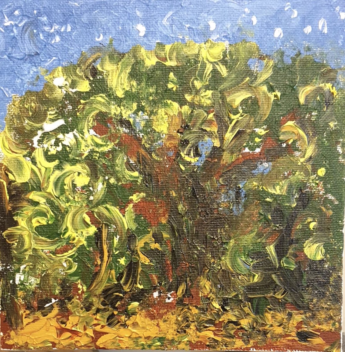 asase_art's tweet image. Paintings done by students without using any tools in their first art workshop.

#artworkshop #expressivearts