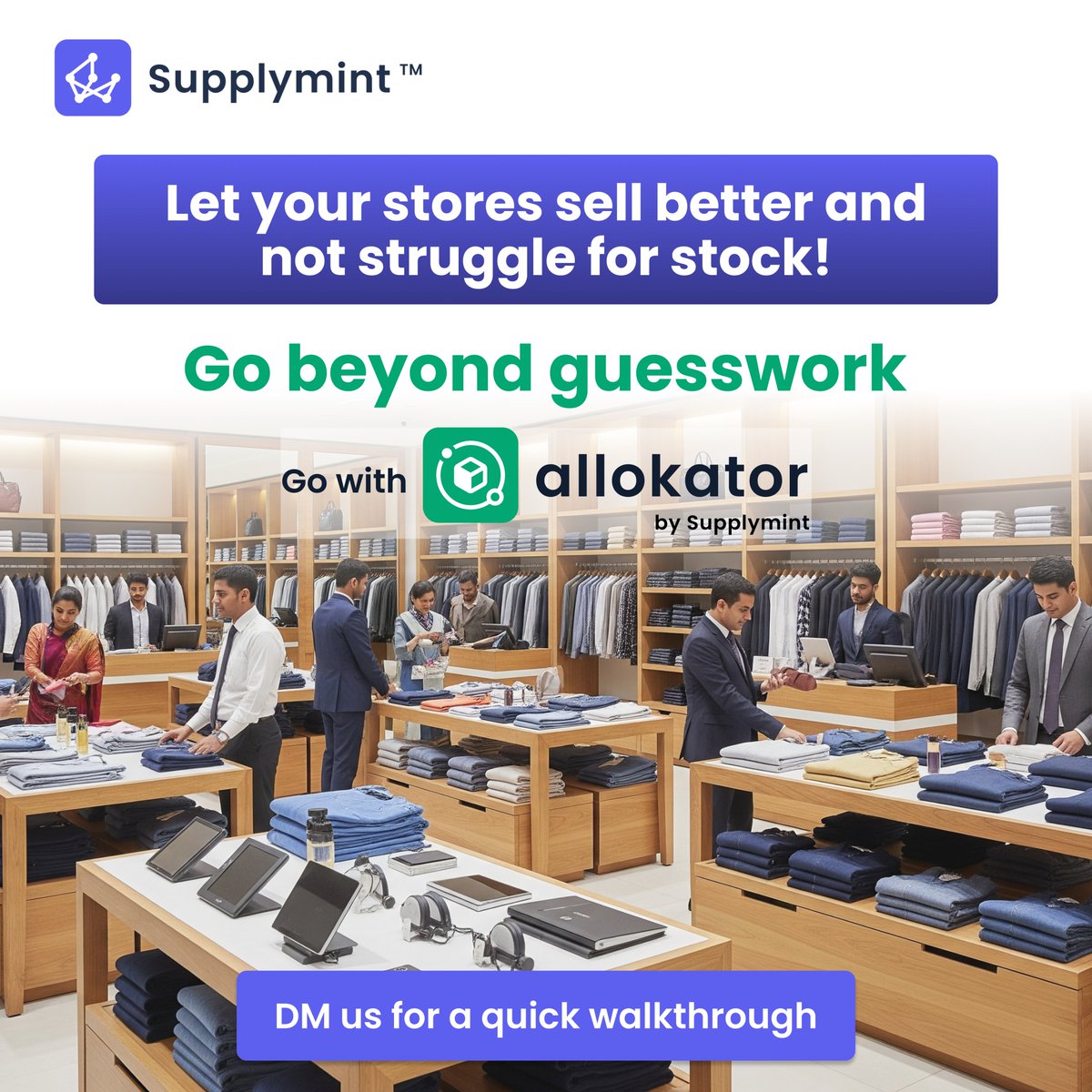 supplymint's tweet image. Stores struggling despite full warehouses? 🛑
Guesswork in stock transfers is costing you!
Meet Allokator 🚀
✅ Auto-transfer inventory
✅ Cut overstock &amp;amp; stockouts
✅ Optimize by demand &amp;amp; region

👉 supplymint.com/products/allok…

#Supplymint #Allokator #SupplyChain #Retail #SaaS