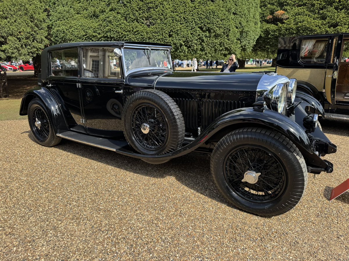 Very pleased that this PV prepared 1930 Bentley 8 Litre Ex- W O Bentley company car Won,  ‘The Manufacturers Award’ at Hampton Court last weekend. 
Detailed last year for a Royal Wedding and again this year for this event.