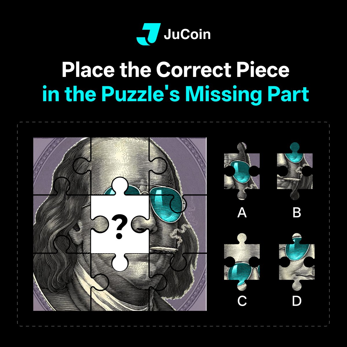 🟠 Puzzles > Tuesdays 😏

Solve it, flex your brain, and win 50 USDT!
1️⃣ Answer in comment + tag 3 friends
2️⃣ RT this post
3️⃣ 5 winners → 10 USDT each

⏳ Ends Sep 11. Ready, set, solve!👇

#giveaway #JuCoinGame