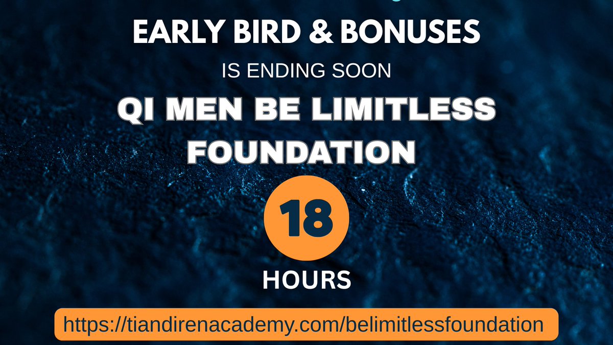 GeoPrinciples's tweet image. ⏳ 18 hours left.
Don’t keep spinning the same wheel. Nothing changes if you don’t act. Others gain momentum while you stay stuck.
Qi Men Be Limitless Foundation Program – act now:
👉 tiandirenacademy.com/belimitlessfou…
#qimen #qimendestiny #qimendunjia #qimenmanifestation #mindwork…