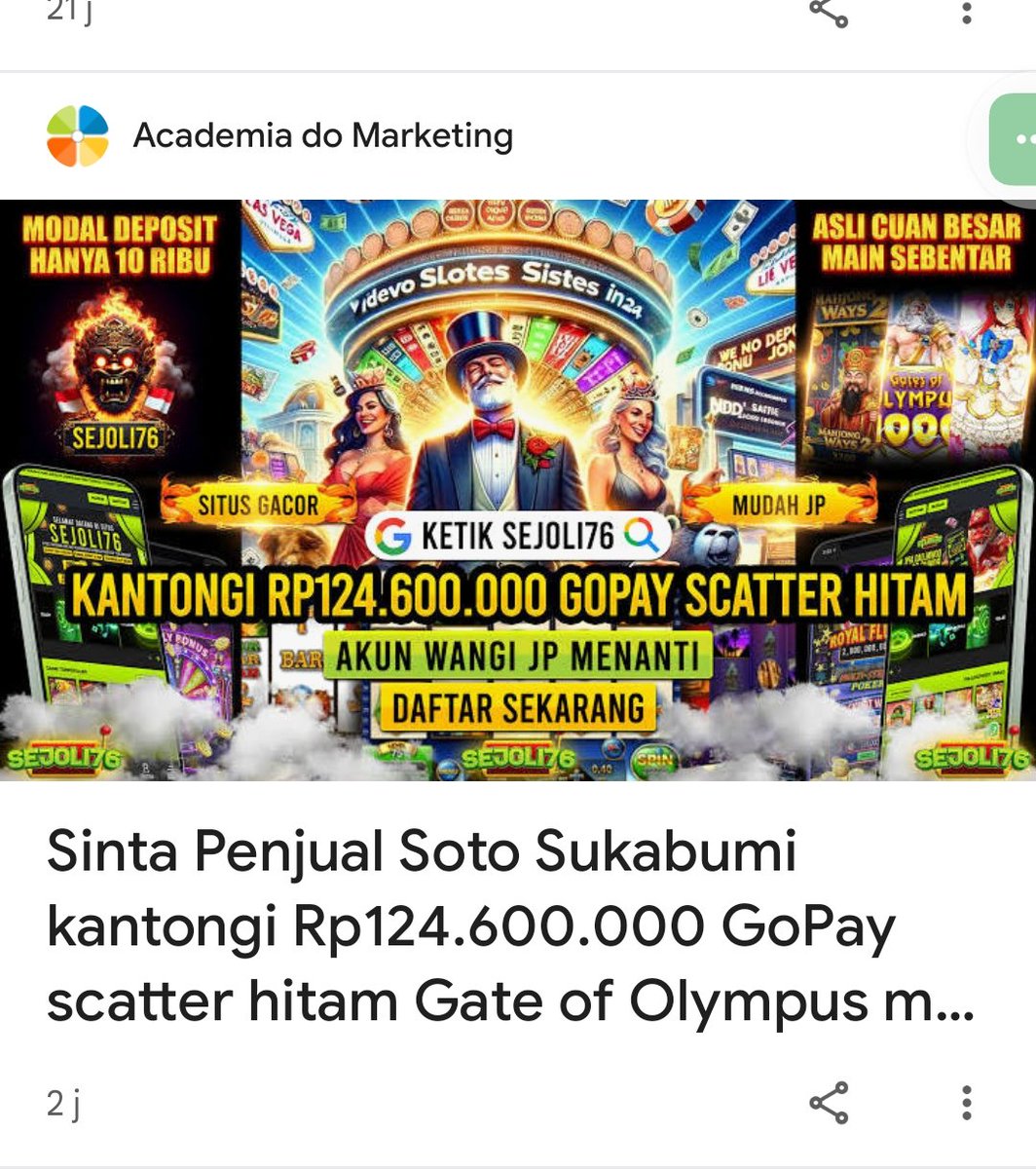 Mau baca berita bisa ada tampilan iklan slot...🤦🤦🤦
