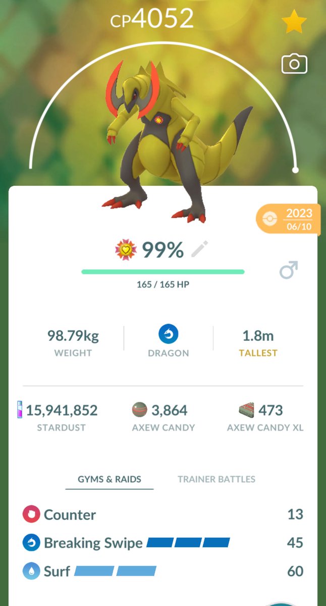 boydy1993's tweet photo. @REVERSAL7x This guy for first attacker almost always. The other 2 pokemon depends on what the other teams might be https://t.co/MYKNOrEplw