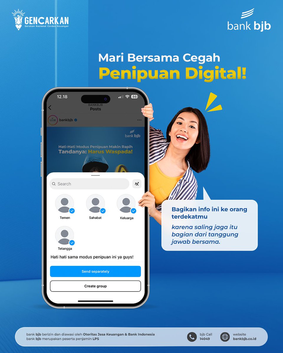 Modus penipuan lewat SMS yang mengatasnamakan instansi resmi masih jadi salah satu yang paling sering terjadi. Biasanya, SMS ini terlihat meyakinkan, karena logo lembaga, nomor pengirim, bahkan gaya bahasanya pun mirip dengan aslinya. Tapi hati-hati, karena bisa jadi itu cuma