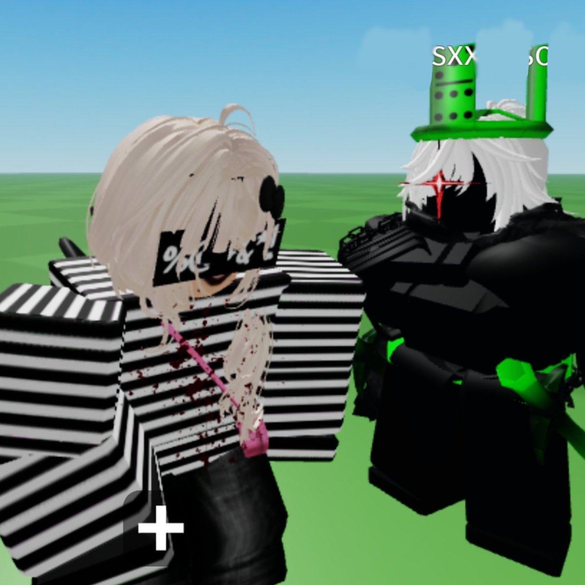 bee22551093's tweet image. So.. I made how Mia would look in forsaken (I don't find glitch tablet without anything that suit on her face) 
#forsaken #roblox #MiaBuilder #C00lkidd #Elliot #1x1x1x1
And also here's C00lkidd × Mia, and my little headcanon that 1x4 is Mia's brother (figure) instead of Elliot