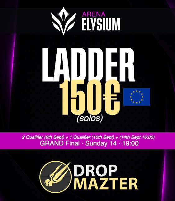 VYX Practice (@vyxpractice) on Twitter photo 🏆SOLO CUSTOMS LADDER 150€ x <a href="/DropMazter/">Drop Mazter</a> 🇪🇺
🗓️Schedule:
• Qualifier 1| 09/9 - 17:00 CET (15€)
• Qualifier 2| 09/9 - 21:00 CET (15€)
• Qualifier 3| 10/9 - 21:30 CET (15€)
• Qualifier 4 | 14/9 - 16:00 CET
🏆 Finals → 14/9 |19:00h
✅Top 20 = QUAL to FINALS
PRIZEPOOL💰 🏆SOLO CUSTOMS LADDER 150€ x <a href="/DropMazter/">Drop Mazter</a> 🇪🇺
🗓️Schedule:
• Qualifier 1| 09/9 - 17:00 CET (15€)
• Qualifier 2| 09/9 - 21:00 CET (15€)
• Qualifier 3| 10/9 - 21:30 CET (15€)
• Qualifier 4 | 14/9 - 16:00 CET
🏆 Finals → 14/9 |19:00h
✅Top 20 = QUAL to FINALS
PRIZEPOOL💰