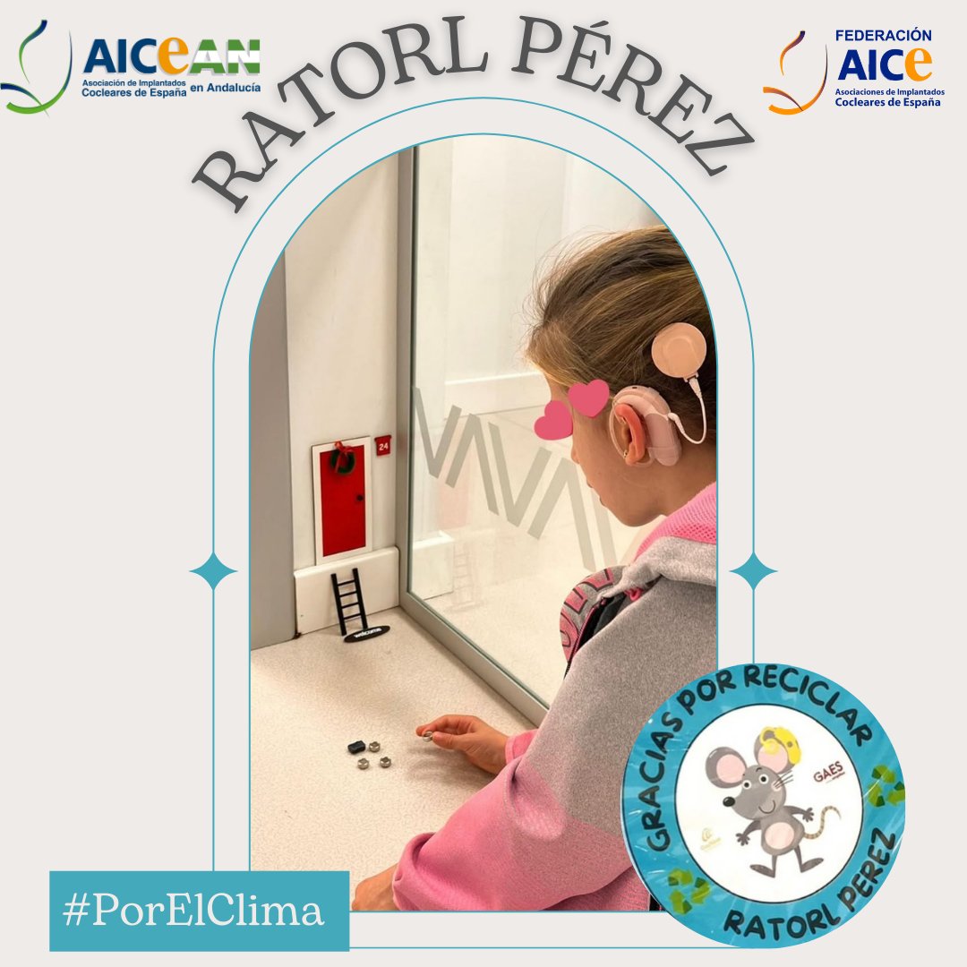 El HUVM lanza RATORL PÉREZ, una iniciativa divertida y ecológica para reciclar pilas y baterías de audífonos e implantes cocleares. ♻️

Apóyalo en los Premios Sanidad #PorElClima 2025 👉 sanidadporelclima.es/premios-sanida…

#SanidadSostenible #EconomíaCircular