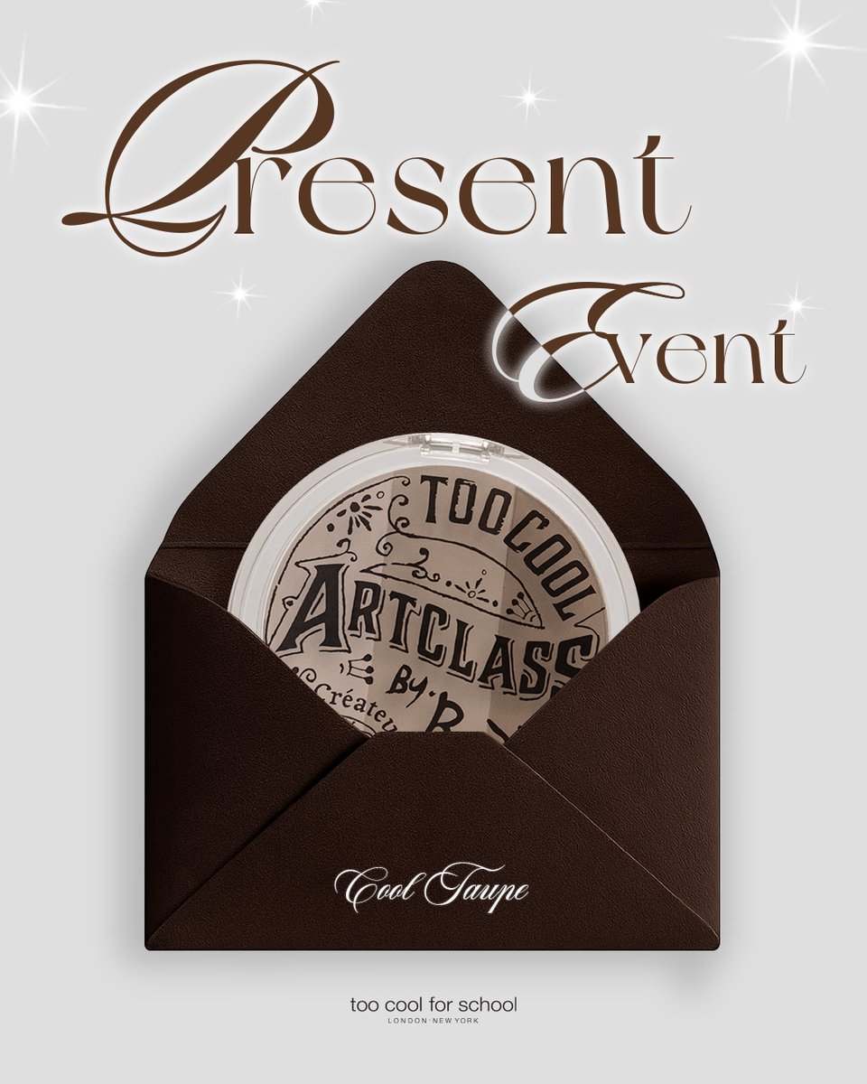 🎁プレゼントキャンペーン開催中✨

いつも応援してくれているみんなに…💌
大人気シェーディングの新色
 「3号 クールトープ」 を
抽選で20名様にプレゼントしちゃいます🤎

応募はとっても簡単！
① <a href="/tcfs_jp/">too cool for school Japan 【公式】</a> をフォロー
② この投稿をいいね＆リポスト🔁
③ 好きなブラウン系絵文字をコメント🥨