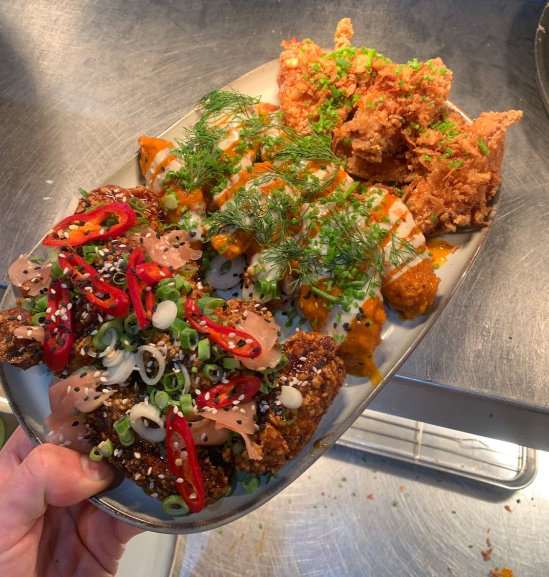 For my new followers, I work as a chef! 

I’ve worked in hospitality since I was 16, been a gardener, farm worker, sales, some others… Graft &amp; attention to detail is the key to producing something you’re proud of. 

Look what I’m cooking up today! 

#food #flag #faith #family