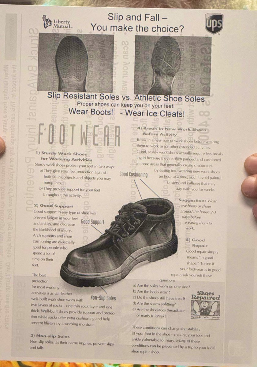Goooood #SafetyInitiative Tuesday #OKC #Preload James has September initiative #PCM #SlipNfall Make sure that you don’t have stacks, leaners or block stairs If you see obstructions, move them #LetsGetIt #UPS
