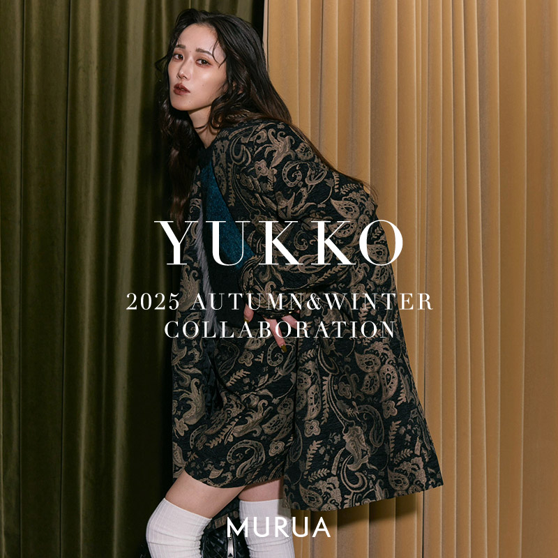 【予約完売品】MURUA YUKKOコラボ　ジャケット MURUA×YUKKO COLLABORATION予約スタート✨ 毎年即完売のYUKKOさんとの