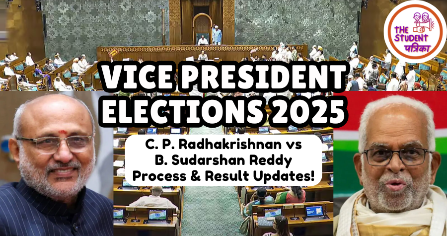 StudentPatrika's tweet photo. #VicePresidentElection2025 is here #CPRadhakrishnan vs #BSudarshanReddy🗳🇮🇳

Read full details: https://t.co/1V63KAIYxT

#IndianPolitics #Elections2025 #RajyaSabha #JagdeepDhankhar #ParliamentOfIndia #PoliticalNews #BreakingNewsIndia #ElectionUpdate
#NDAvsINDIA #ElectionResults https://t.co/ZkIvN4in4j
