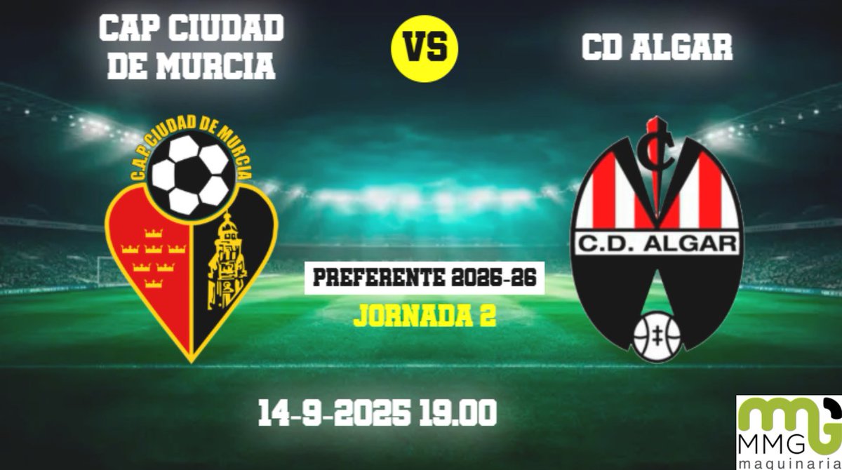 Nacional10x's tweet image. Preferente Autonómica

Domingo 14/9 CAP Ciudad de Murcia - CD Algar (19.00 Horas) El oficio y experiencia de los hombres de Álvaro Celdrán se miden a la juventud, energía y piernas local en un choque muy disputado