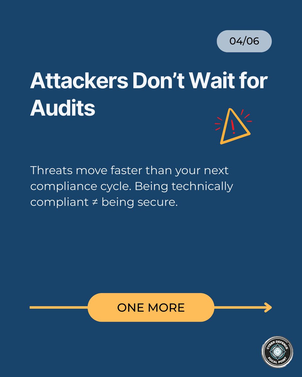 #NIS2 is here. But cybersecurity doesn’t stop at compliance.

We broke it down in a quick carousel:
🔹 What NIS2 is
🔹 Why compliance is just the start
🔹 How real resilience is built

See how Focal Point helps 👉 focalpoint-sprl.be
#CyberSecurity #FocalPoint