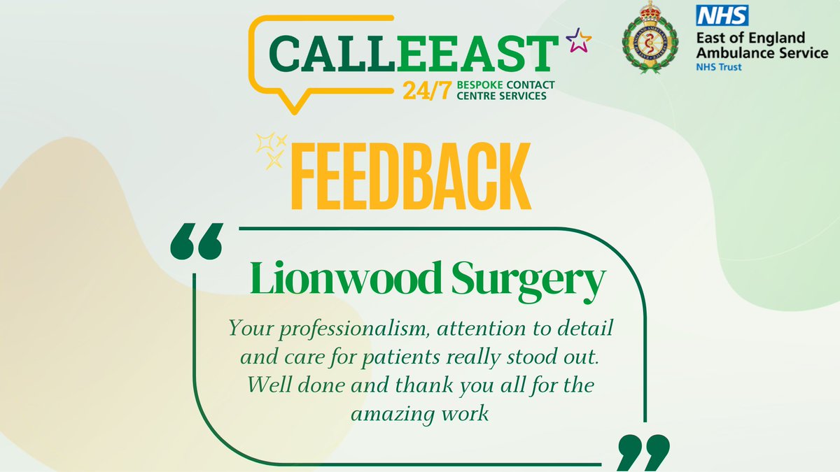 🌟 Partnership in Action! 🌟

This morning we had the pleasure of welcoming staff from Lionwood Surgery to CallEEAST for the launch of System One within their practice — further increasing the value of our GP Enhanced Service. 

🖥️ - calleeast.co.uk

#EEAST #PrimaryCare
