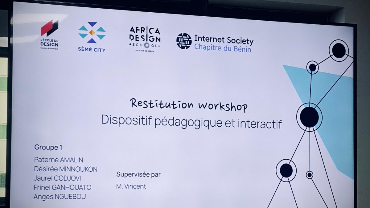 isocbenin's tweet image. ISOC Bénin x Africa Design School
Avec Africa Design School  (ADS), nous avons lancé une belle initiative pour démystifier le #peering et les points d’échange Internet (IXP). 

#ISOCBenin #AfricaDesignSchool #Peering #IXP #Innovation #InternetForEveryone
