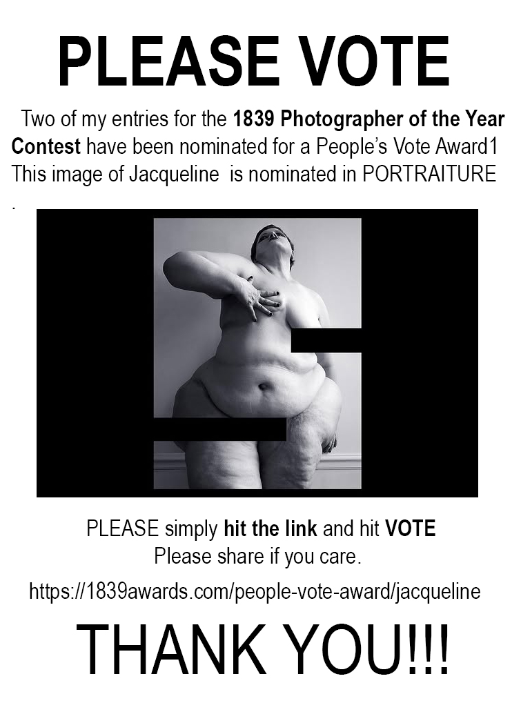 If you could PLEASE v o t e for me as I am up for awards in two catagories for my photography in the prestigious 1839 AWARDS!
All you have to do is follow the link and click VOTE.
1839awards.com/people-vote-aw…
It would mean the world to me. Much appreciated! xo Velvet