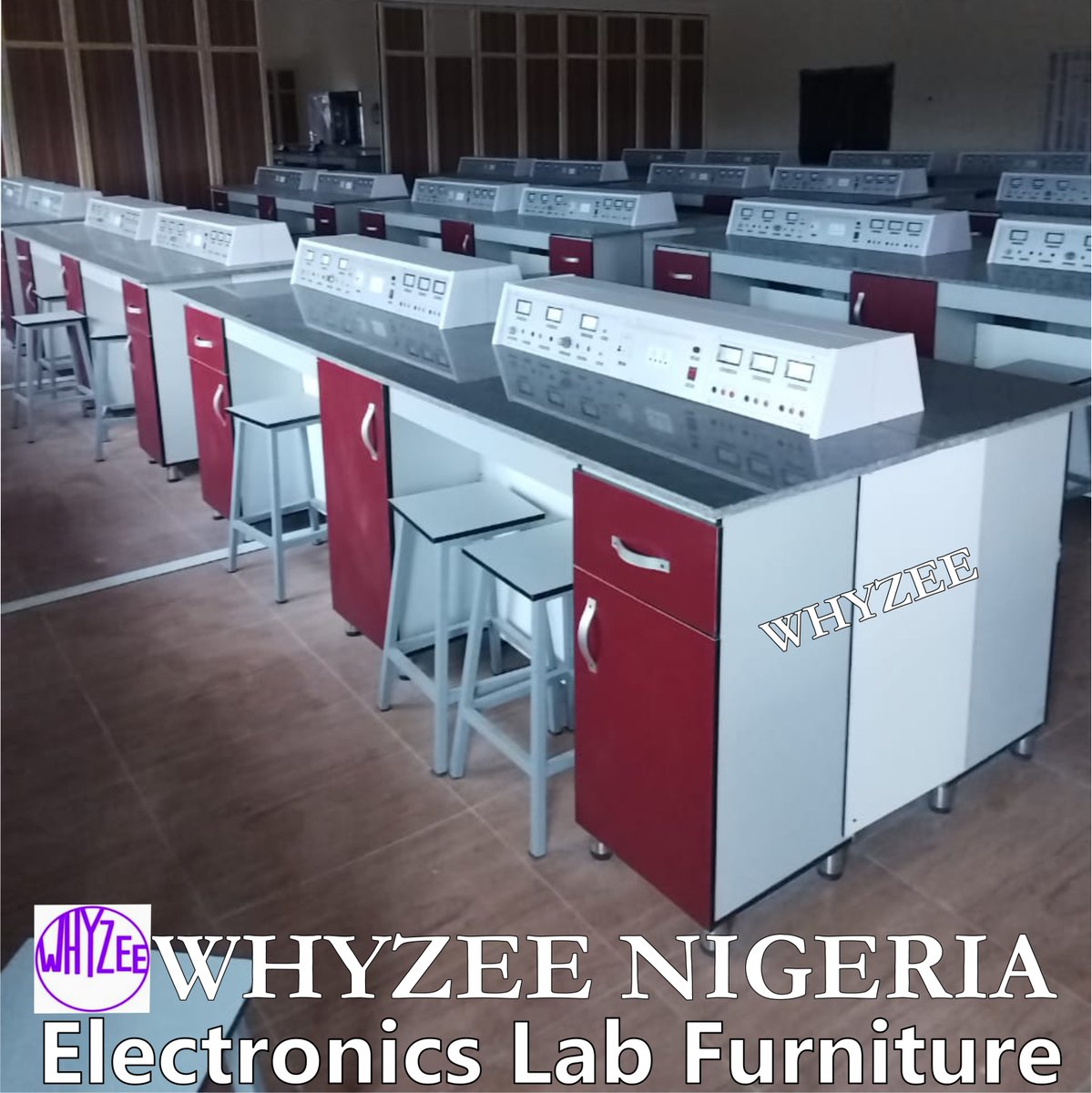 Whyzeenigeria's tweet image. Electronics Lab Furniture!

Equip your electronics lab with Whyzee&apos;s specialized furniture! Perfect for education. Features integrated electrical modules.

Contact: info@whyzee.com.ng | 08035514153 | 07042686855.

#WhyzeeNigeria #ElectronicsLab #LabFurniture #STEM #Nigeria