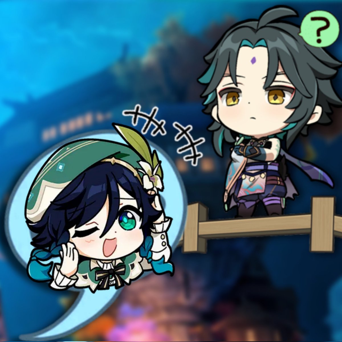 xv artists.......please tell me you see the vision........imagine this being the canon interaction every night.....