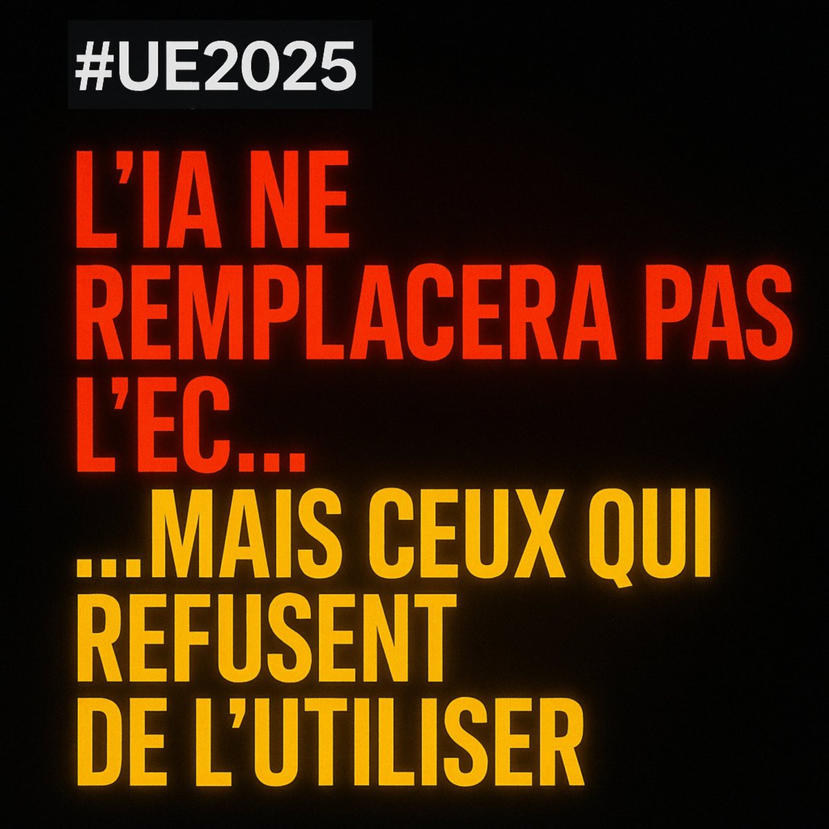🎯 L’IA ne remplacera pas l’expert-comptable mais elle remplacera ceux qui refusent de l’utiliser… 🚀

👉 Avec Révolution IA, passe du buzz à l’action.

Liste d’attente ouverte : intelligenceartificielle.podia.com

#ExpertComptable #IA #UE2025 #RevolutionIA