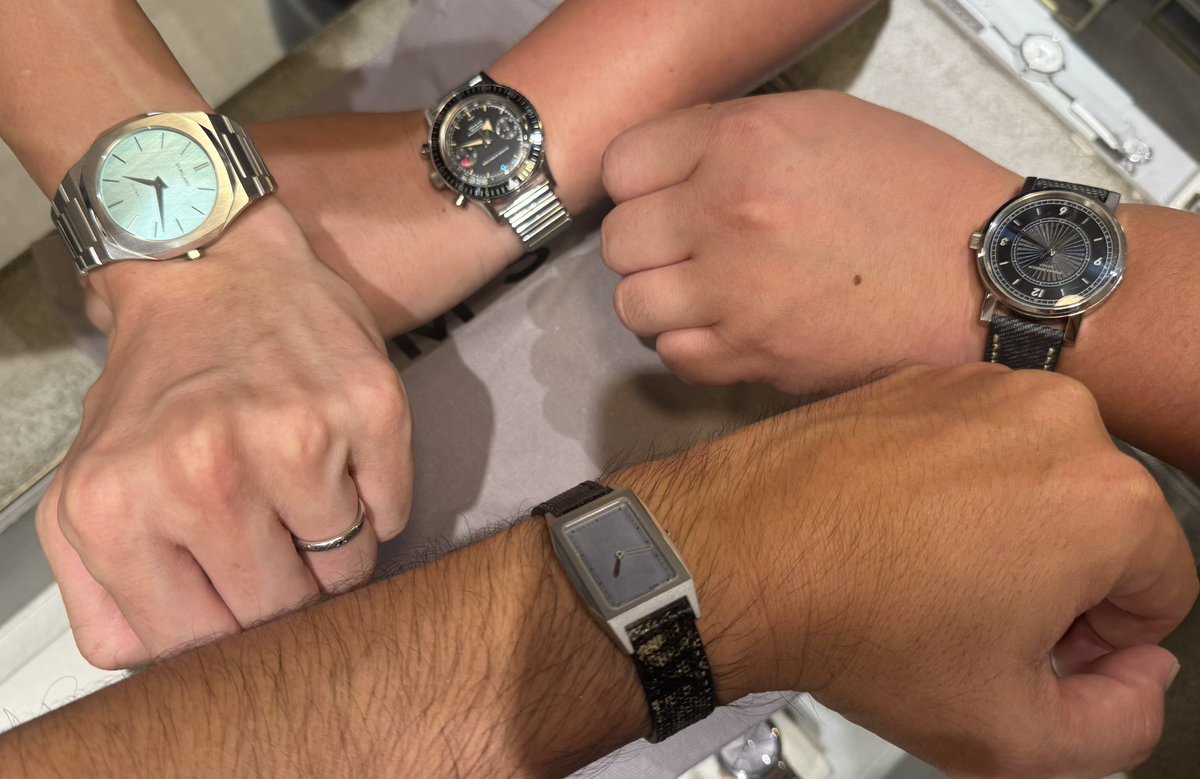 OMEGAswatch9's tweet image. 初D1ミラノ！

店長さん、サエズーさん、あいすてぃーさんに見守られての納品でした。

#D1Milano