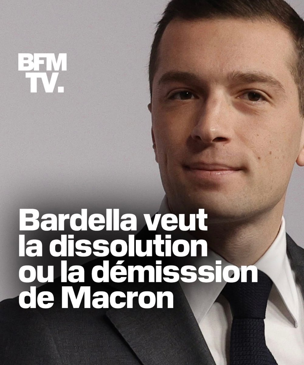 Je veux, je veux....bardepala a un ego incommensurable comme son incapacité et tata avec!   Au RN, ils ne connaissent que 2 mots, immigration et dissolution.