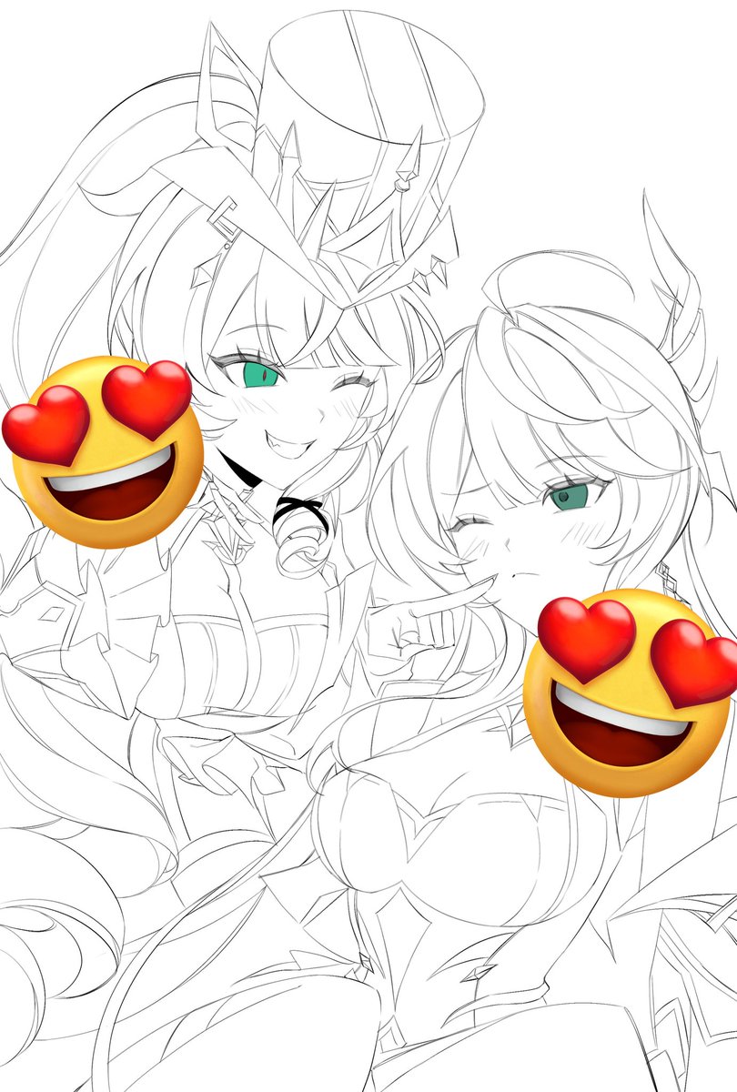 🥹🥹🥹💕💕💕
커미션 신청한 치프아클들을 받고 세상 가장 행복한 오타쿠가 되었어요... 렛츠 고 승천승천 😇😇😇
(*commission!!)