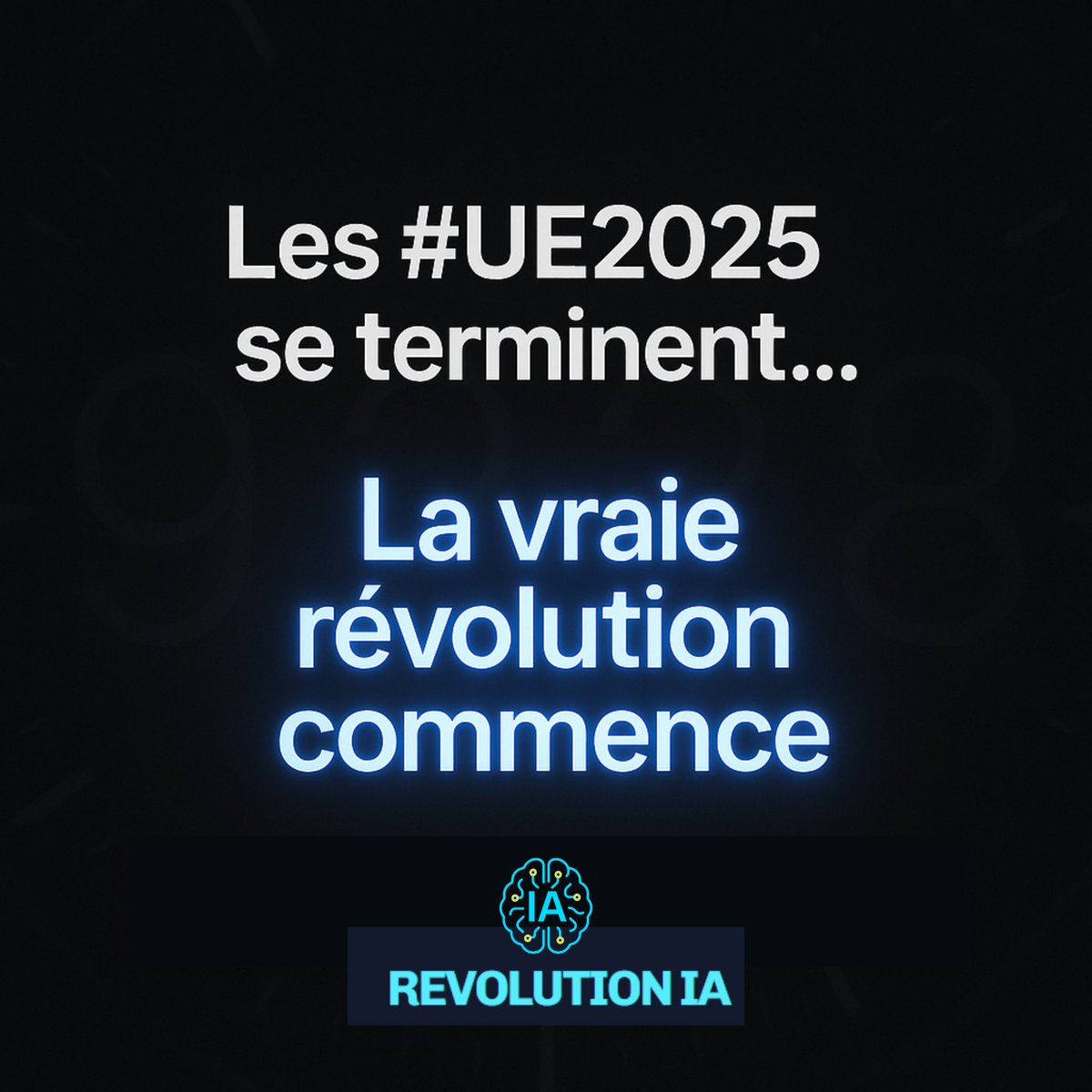 Les #UE2025 se terminent mais la vraie révolution commence maintenant 🚀

👉 Révolution IA sort la semaine prochaine. Inscris-toi sur la liste d’attente : intelligenceartificielle.podia.com

#ExpertComptable #IA #RevolutionIA