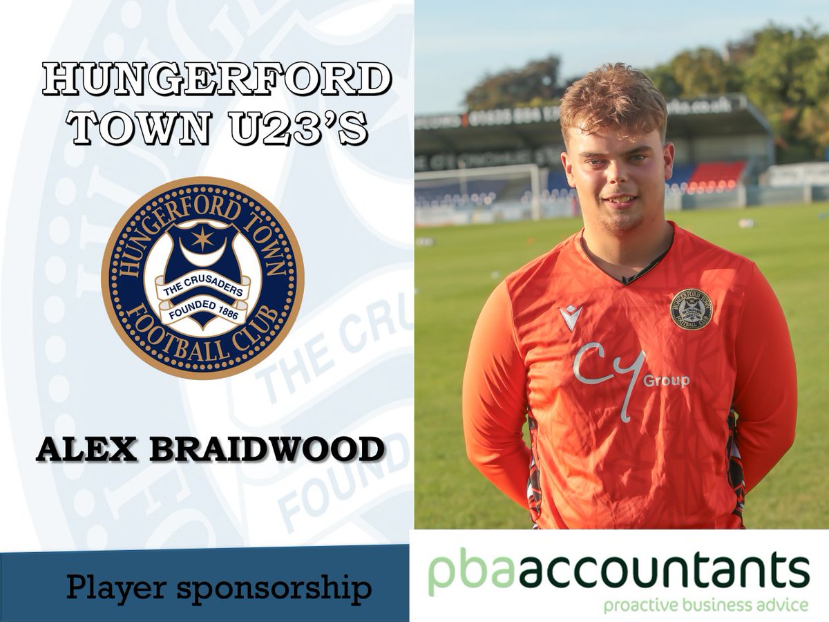 We are delighted to announce that our shot stopper Alex Braidwood is proudly sponsored by local company <a href="/PBAaccountants/">PBA Accountants</a> for the season. 

Thank you <a href="/PBAaccountants/">PBA Accountants</a> for your kind sponsorship as it is a great benefit to us and we are so grateful for your support. 

<a href="/HungerfordTown/">Hungerford Town FC</a>