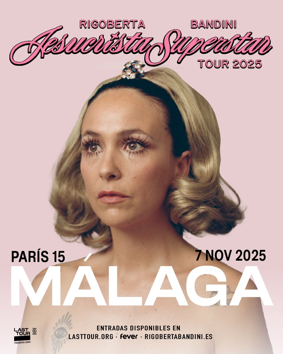 Querida Málaga, lo prometido es deuda :) Estoy muy feliz de anunciar que por fin nos podremos ver el 7 de Noviembre en la sala París 15! PROMETEMOS DARLO TODOOO!!! Mañana a las 13h saldrán las entradas a la venta en mi web rigobertabandini.es