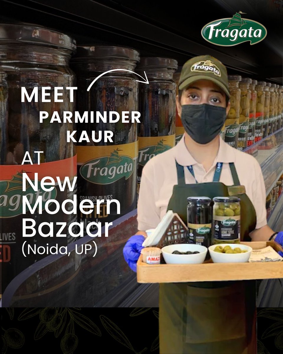 FragataIndia's tweet image. Say hello to Parminder Kaur! Our friendly face at New Modern Bazaar (Noida, UP), she’s here on sampling days to let you taste the authentic goodness of Fragata Olives. 
fragataindia.com
#FragataIndia #FragataOlives #SamplingDay #TasteTheMediterranean #OliveLove #Excellence
