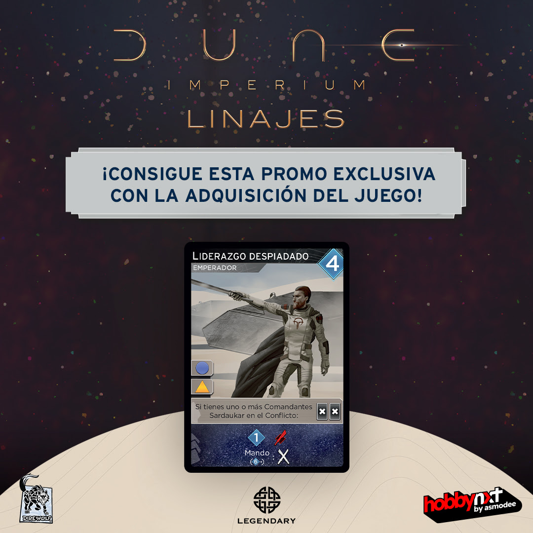 Vuelve uno de los mejores juegos de mesa con una nueva expansión. Y, como siempre, #HobbyNext, nos regala promos para repartir entre nuestros fieles fans de este universo. ¡Haz tu reserva ya y consíguela!