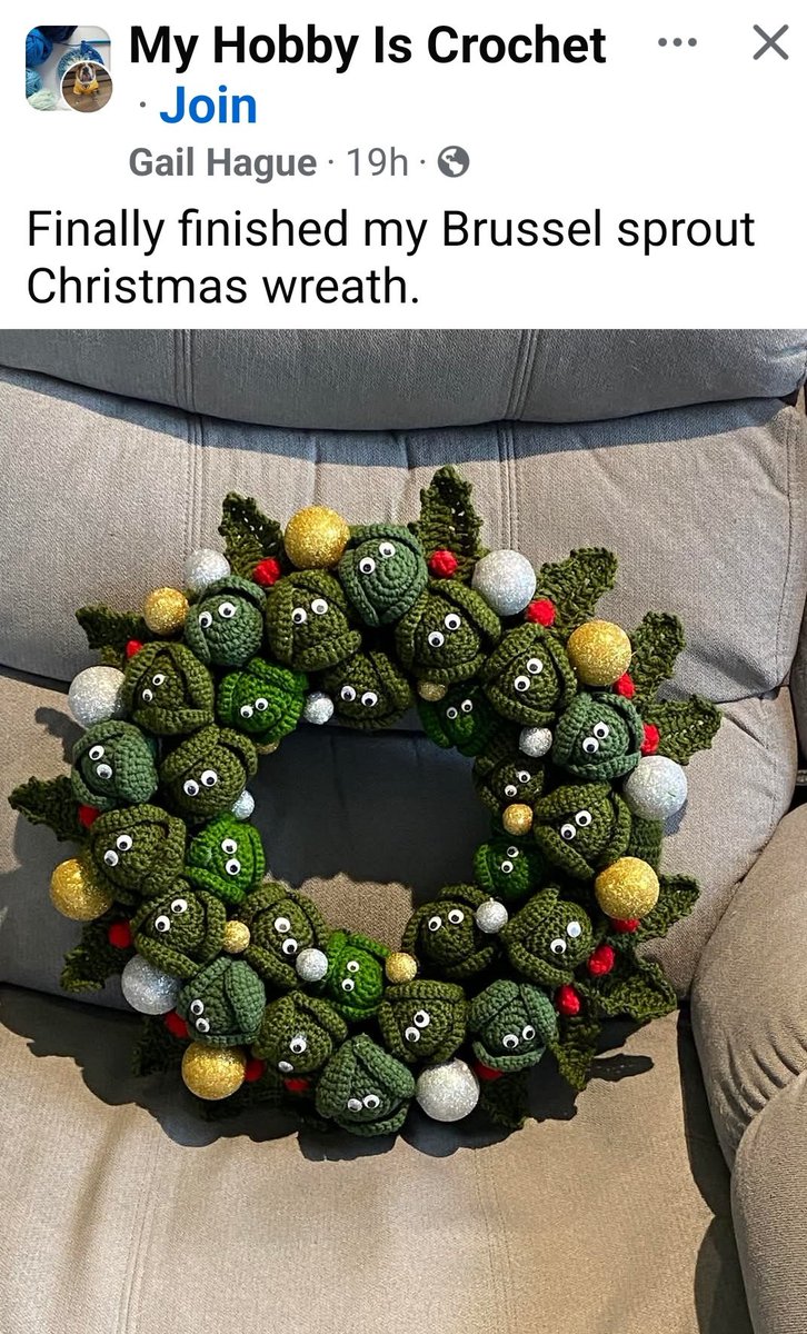 BridgeBooksDro1's tweet image. I NEED A BRUSSELS SPROUT WREATH!!