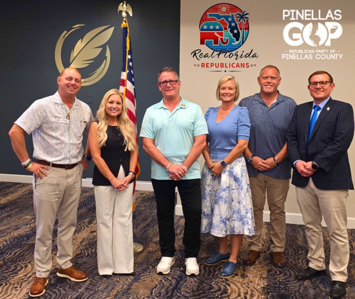 RealFloridaRep's tweet image. The Real Florida Republicans of Pinellas County were proud to witness the induction and swearing-in of Chris Arbutine and Paul Jenkins Jr at yesterday’s Pinellas GOP meeting!

#RealFloridaRepublicans #PinellasGOP #PinellasCounty #BBAstrong #BuyBeachesFirst