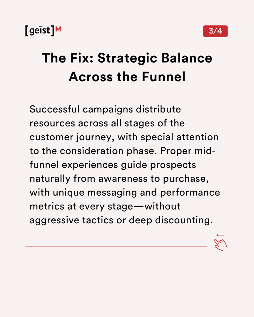 GeistM's tweet image. Most brands focus too much on awareness or conversion—but neglecting the mid-funnel can cost you.
Swipe through to see how the right balance guides prospects naturally from awareness to purchase. 🚀
#MarketingStrategy #CustomerJourney #FunnelOptimization #DigitalMarketing