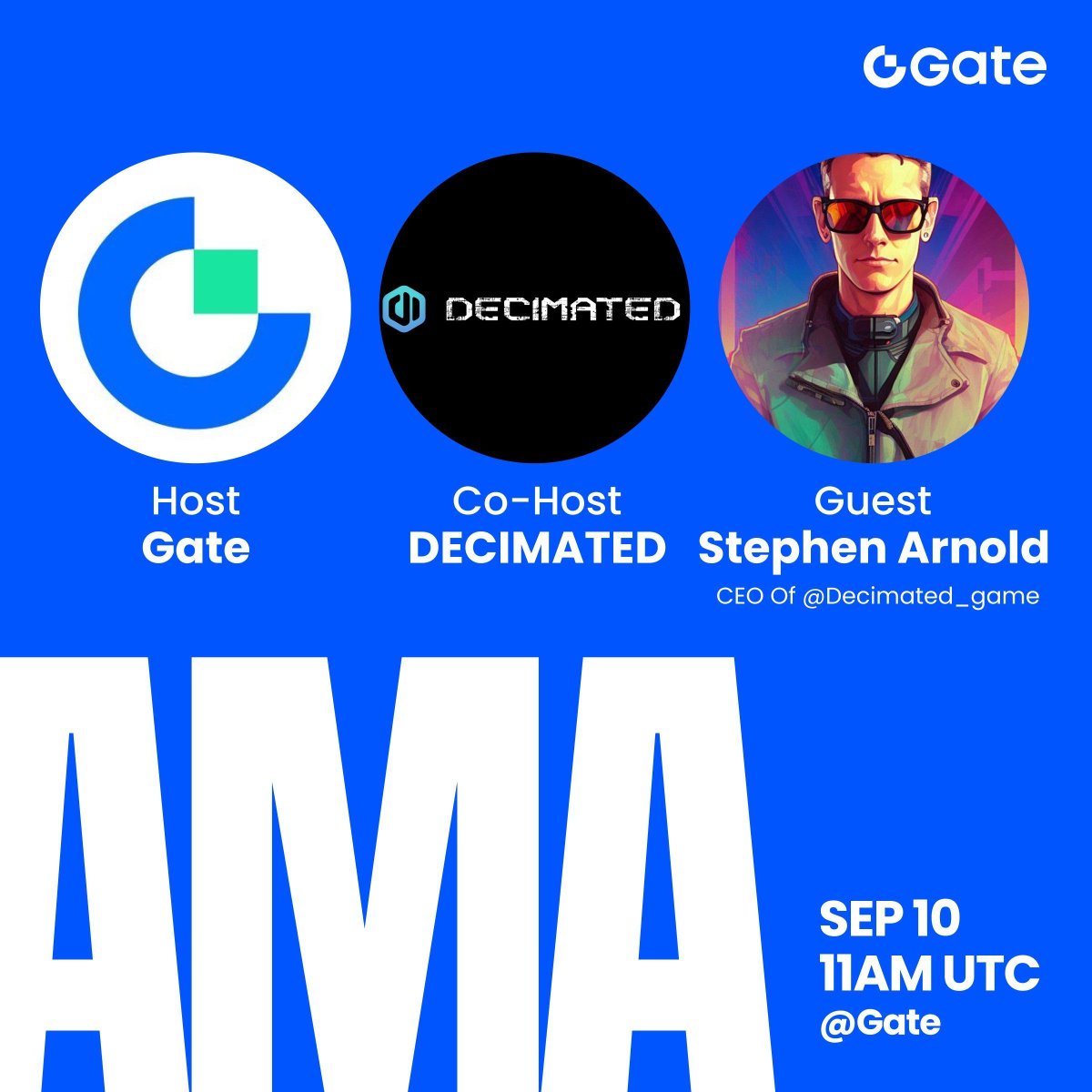 Gate.io (@gate_io) on Twitter photo What makes Decimated more than just another crypto game?
Join our AMA with <a href="/decimated_game/">DECIMATED - Official</a> to explore how $DIO is leveling up GameFi with Unreal Engine 5, NFT integration, and a player-driven economy.
๐ $200 worth of $DIO for 10 lucky winners who Like + RT + comment with your What makes Decimated more than just another crypto game?
Join our AMA with <a href="/decimated_game/">DECIMATED - Official</a> to explore how $DIO is leveling up GameFi with Unreal Engine 5, NFT integration, and a player-driven economy.
๐ $200 worth of $DIO for 10 lucky winners who Like + RT + comment with your