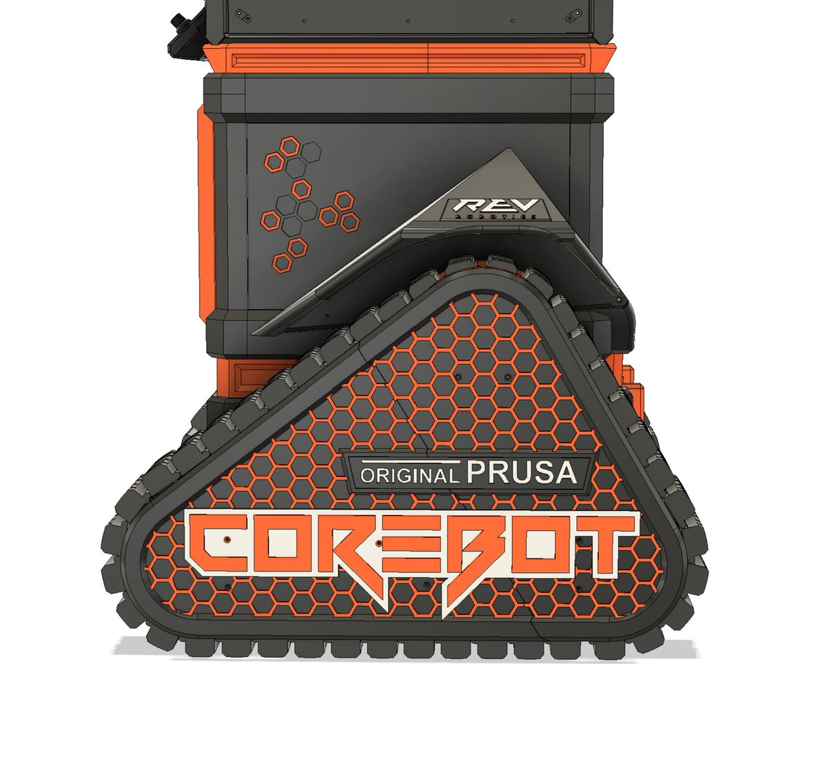 OffSet_makerlab's tweet image. We&apos;ve been working on a ridiculous idea with @repkord and @josefprusa for @_3dprintopia and wanted to share a little progress update. This is CoreBot, a driving 3d printer! After last weekend, I think the CAD work is done, and we just need to finish printing the rest! #hotmakes
