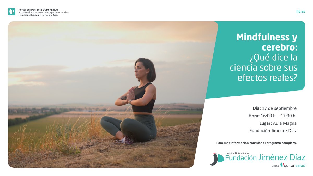 <a href="/DrJesusPorta/">Jesús Porta-Etessam</a> Asiste presencialmente en nuestra Aula Magna, de 16:00h. a 17:30h., o sigue el evento por streaming en f.mtr.cool/yilsucbmnc con el usuario "hufjd" y la contraseña "kZp4Q8XW"