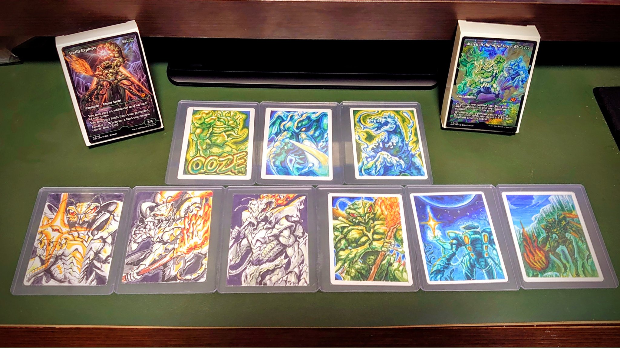 MTG 原初の呪物/原初の水源　foilアーティストプルーフ　2枚セット 原初の呪物 // 原初の水源 (Primal Amulet // Primal Wellspring